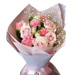 Beautiful Pink Roses Bouquet