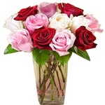 Elegant 12 Mixed Roses