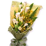 Seasons Greetings Flower Basket