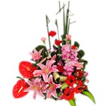 Ravishing Rainbow Flower Basket