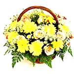 Splash of Floral Brilliance Basket