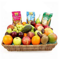 Zesty Healthy Life Fruit and Nuts Basket