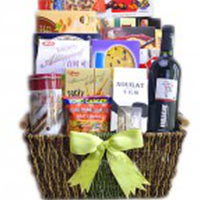 Balanced Wine N Gourmet Extravaganza Gift Basket