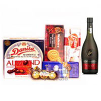Provocative Remy Martin Champagne and Luxury Delights Gift Hamper