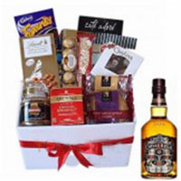 Blushing Chivas Regal N Gourmet Gift Hamper