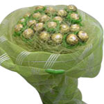 1 chocolate, wrapped by green gauze, special choco......  to Jiashan