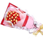 16 pieces of Dove chocolates, bouquet.......  to Jurong