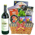 Send this Sky's The Limit Gift Basket that adds a ......  to Yanbian