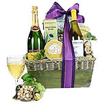 Healthy Delight with Wine Basket