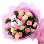 Gift your loved ones this Mesmerizing Flower Bouqu......  to Nantong