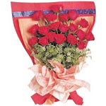 Artistic Splendid Day 19 Red Roses Arrangement