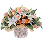 Extravagant Multicolor Pastel Floral Arrangement