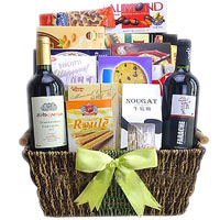Exotic Wine Duo Gift Basket