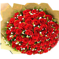 Be happy by sending this Beautiful Bunch of 48 Red......  to Hubei