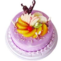 10 inch cream fruit cake......  to Lijiang