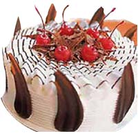 10 inch cream and fruit cake.......  to Anshan