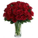 Hot Red Rose Bouquet