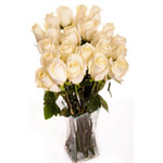 Summer Fresh White Rose Bouquet