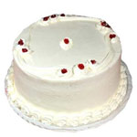 Decorated Vanilla Cake