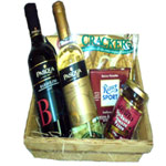 Christmas Wine Basket