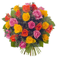  If you want to make someone feel special, this magnificent bouquet of mixed ros...