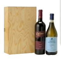 Wooden Box 2 Bottles