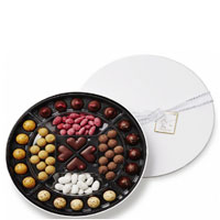 Luscious Chocolate Splendor Round Gift Box