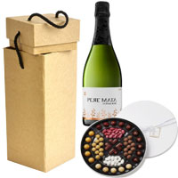 Attractive Combo of Summerbird Chocolate Collection n Pere Mata Cava from Spain-70 cl.