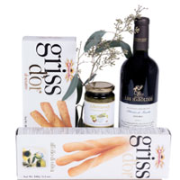 Cheerful Hours Wine n Delight Hamper