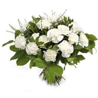 A clean, white bouquet classic! A packed bouquet o...