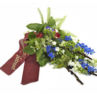 Peaceful funeral bouquet