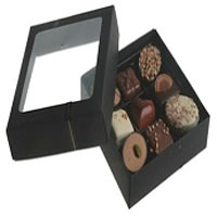 Filled chocolates in gift box
