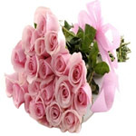 Delightful 24 Pink Roses Bouquet