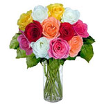 Distinctive Decoration of Mixed Roses