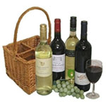Charming Party Wines Gift Basket for New Year