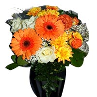 Bouquet of Gerberas, Roses and Chrysantemum....