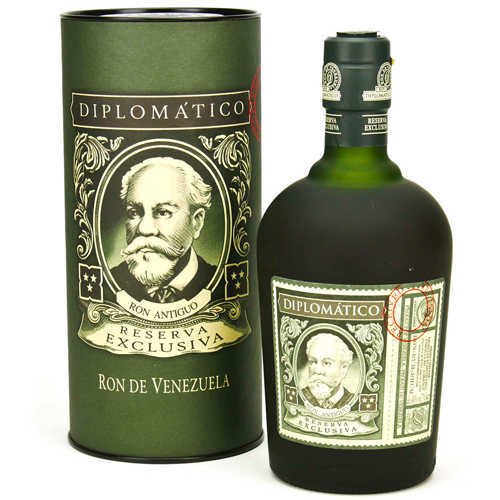 Excellent Bottle of Diplomatico Reserva Exclusiva Rhum Venezuela 40percent Bottle 70 cl