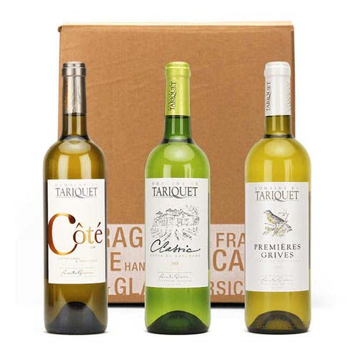 Triple Selection of White Wines for Merry Christmas