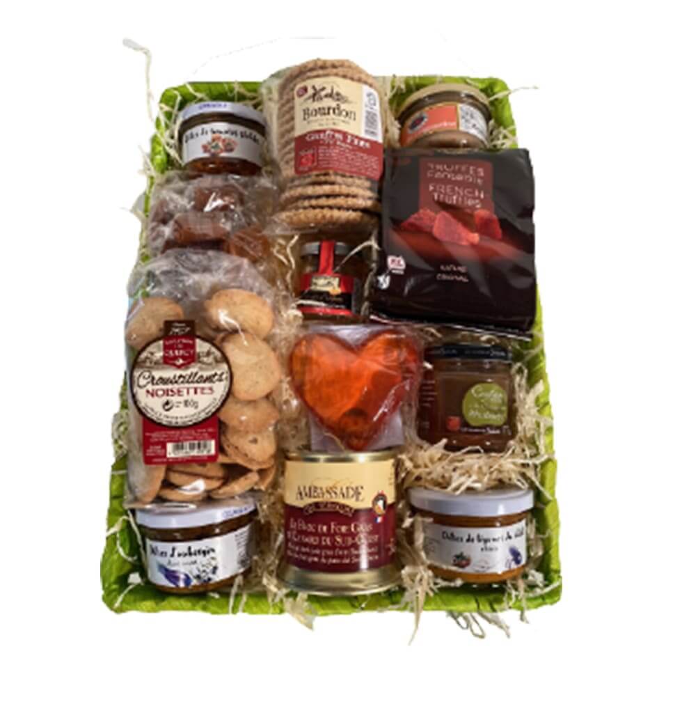 Find this enormous selected gourmet box Joyeuse f�...