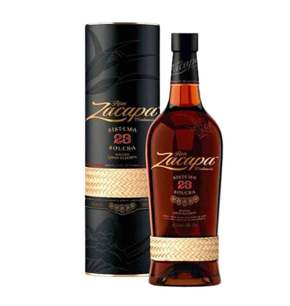 For the Zacapa 23, its blend is selected by hand, ...
