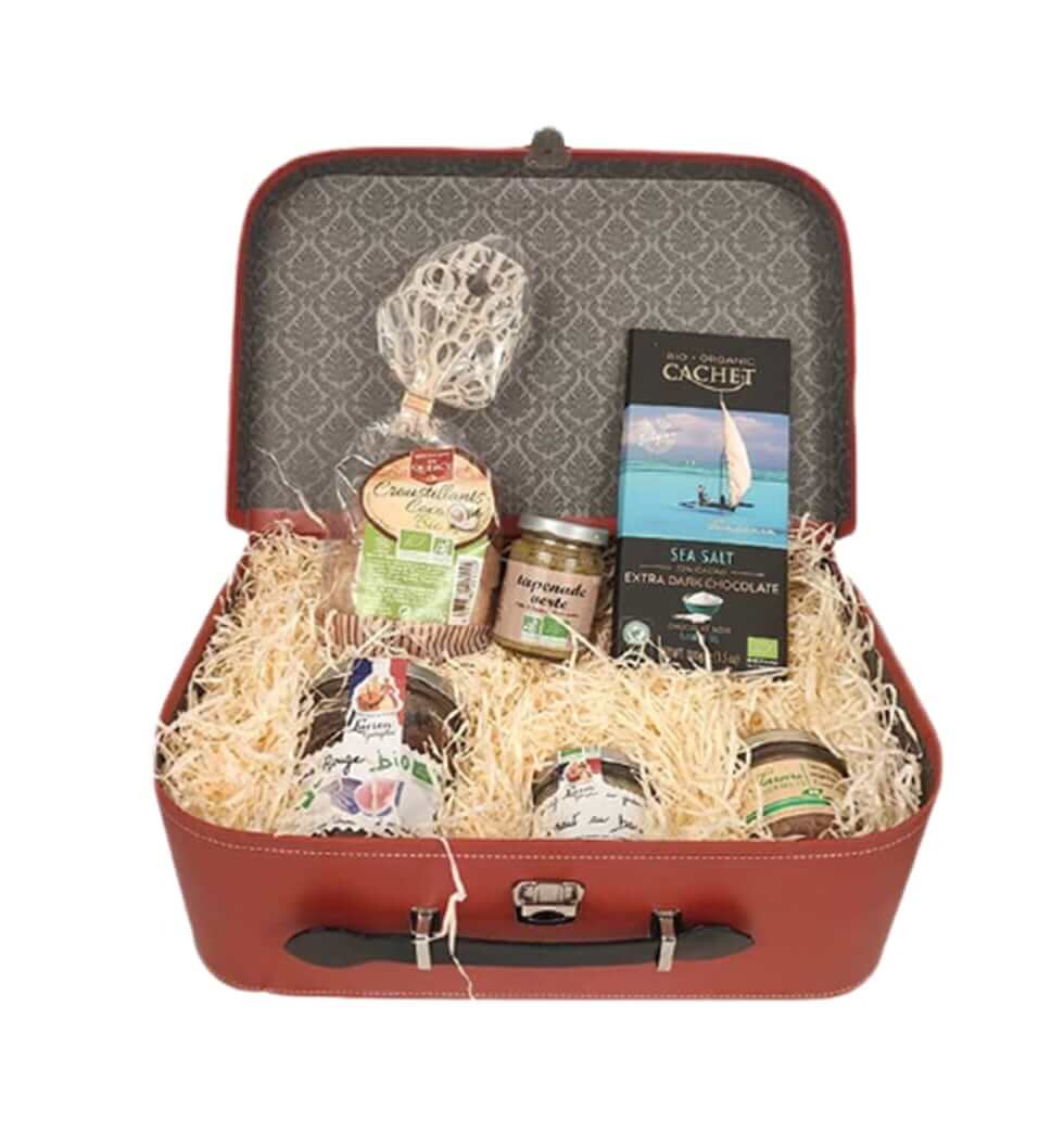 The Green Day gourmet basket of organic French gas...