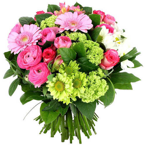 Bright Sensation Bouquet of Multicolored Flowers