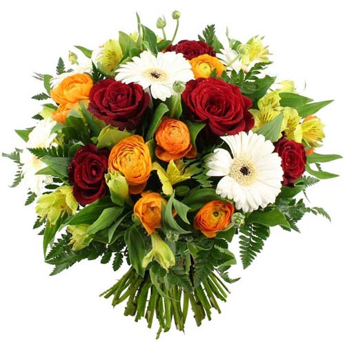 Reach out for this Stimulating Round Bouquet of Va......  to Cambrai
