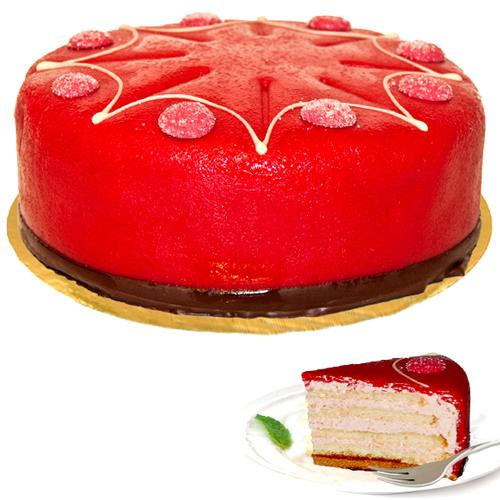 Add sweetness to your celebrations with this Breathtaking Raspberry Cake. It is ...