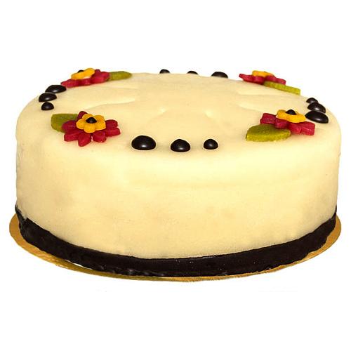 Lavish Marzipan Cake with Almond Base