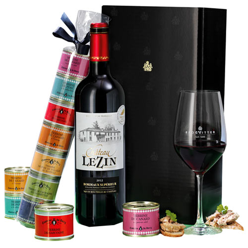 Celebration Holiday Gourmet Box with Wine