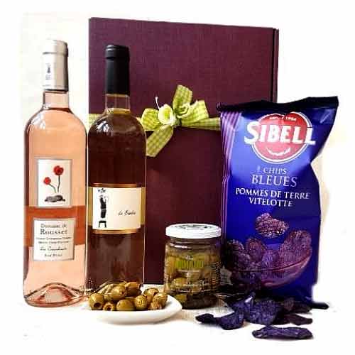 Sparkling Wine Gift Pack with Food Assortments
