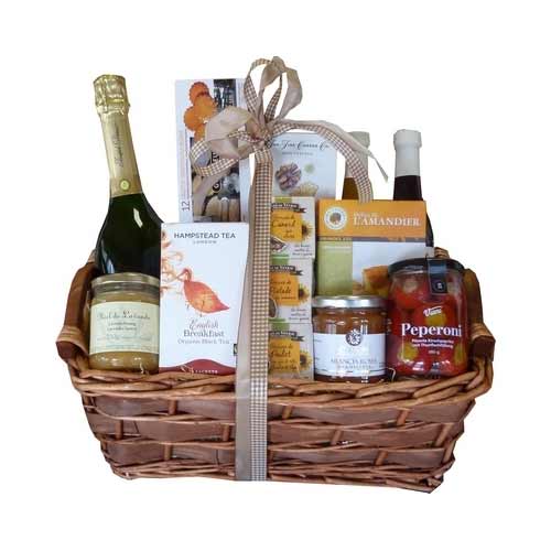 The Best of All Food N Champagne Gift Basket