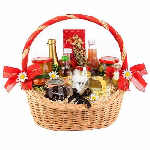 Celebrate in style with this Finest Gourmet Gift B...