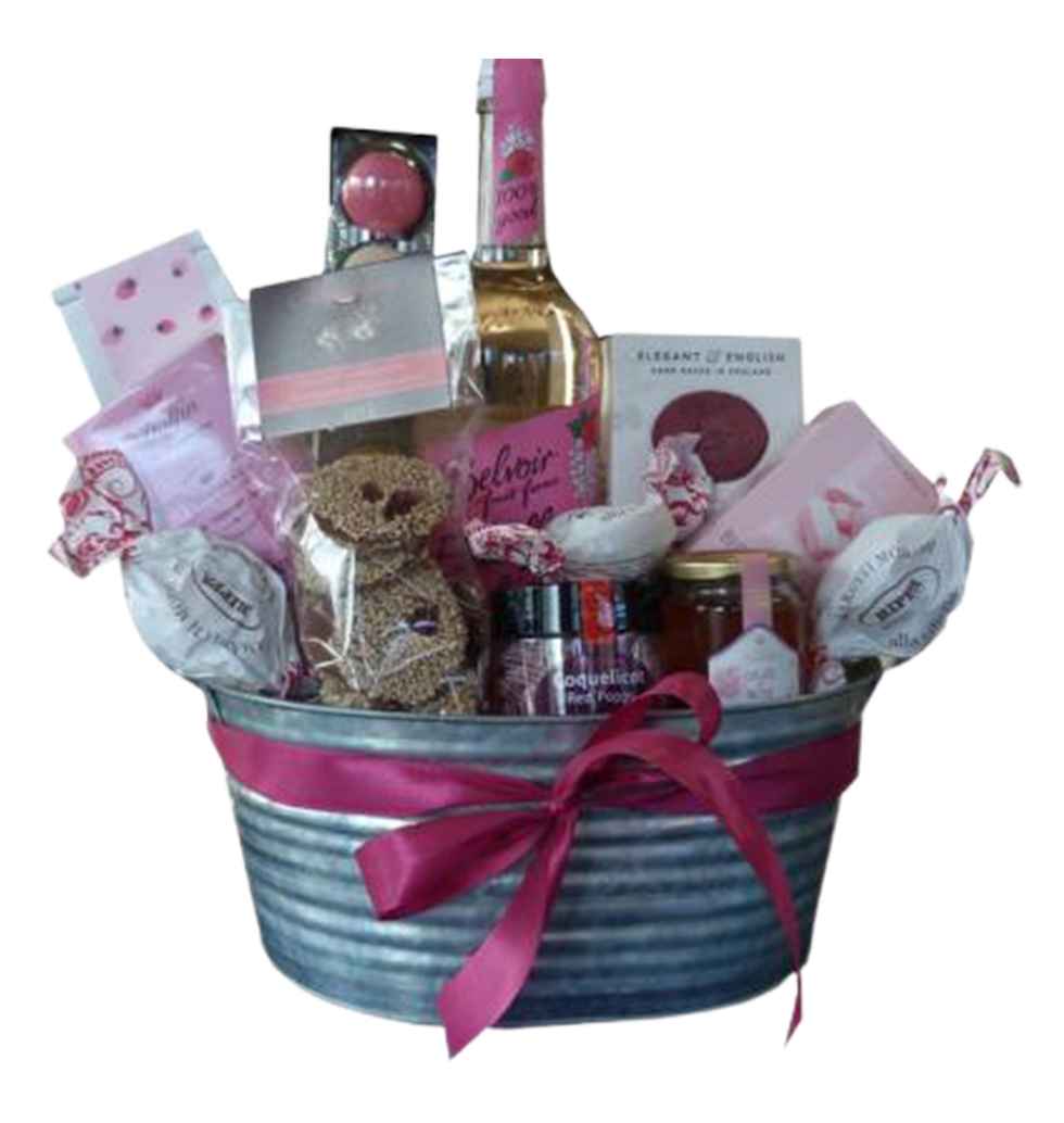 The Winter Garden  gift  basket  showcases  0.75 l...